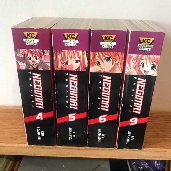 Negima Omnibus manga volumes 4,5,6,9 by ken Akamatsu - Picture 1 of 8